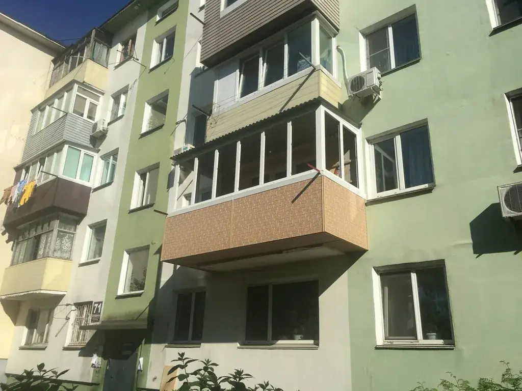 Балкон с выносом — после работ