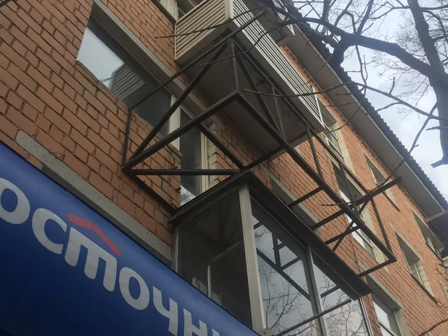Каркас расширения, вид снизу